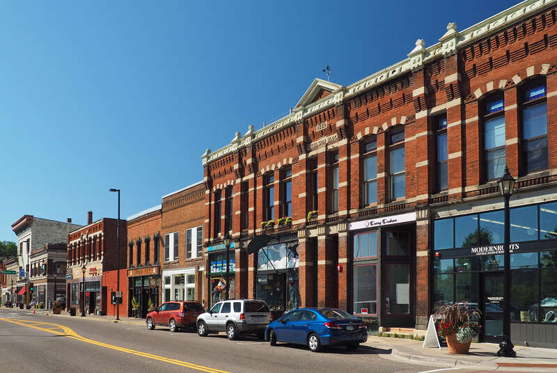 West side of Main St N from the 100 block looking southwest, downtown Stillwater, Minnesota, USA.  





This is an image of a place or building that is listed on the National Register of Historic Places in the United States of America. Its reference