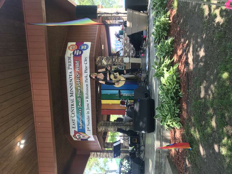 Venus DeMars performing at East Central Minnesota Pride 2019
Pine City, Minnesota, USA