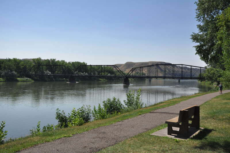 Fort Benton Bridge, Fort Benton, Montana.