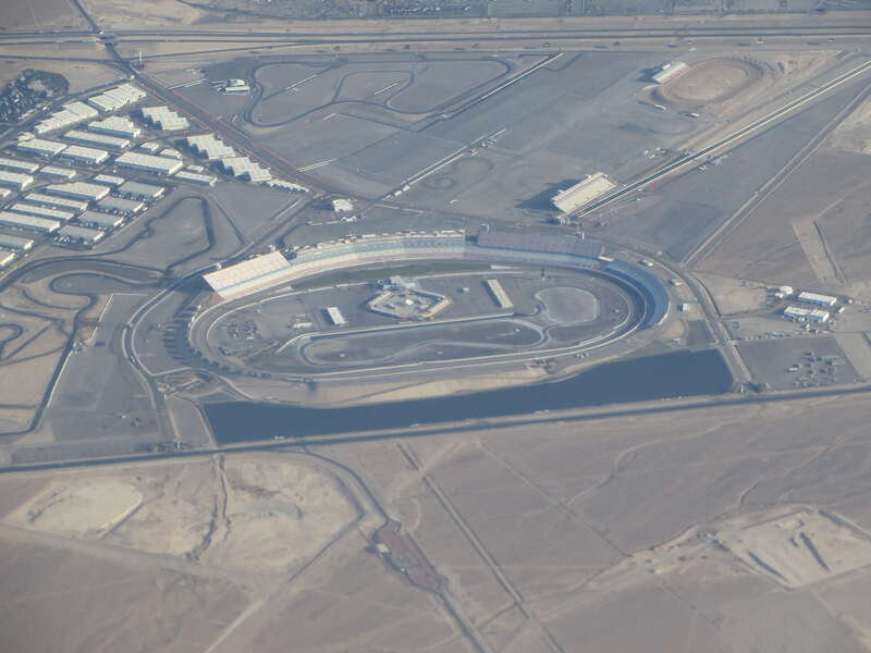 Las Vegas Motor Speedway, located in Clark County, Nevada about 15 miles northeast of the Las Vegas Strip, is a 1,200-acre (490 ha) complex of multiple tracks for automobile racing. It is home to the NASCAR Sprint Cup Series Kobalt Tools 400. The