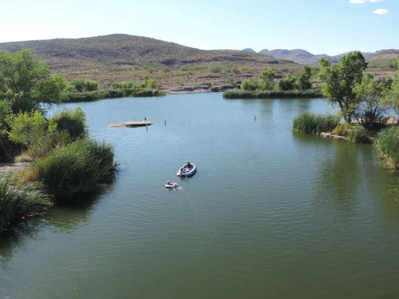 Patagonia Lake looking south