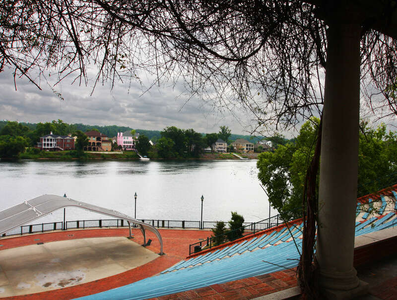 This is the The Jessye Norman Amphitheater, which is located along the riverwalk in Augusta, Georgia.