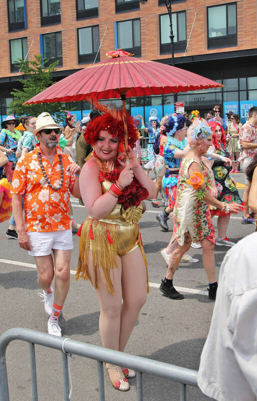 2023 Coney Island Mermaid Parade on Surf Avenue, Brooklyn, New York City, USA