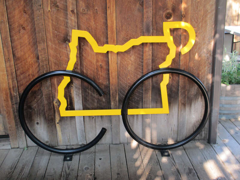 Bike sculpture, Sisters, Oregon