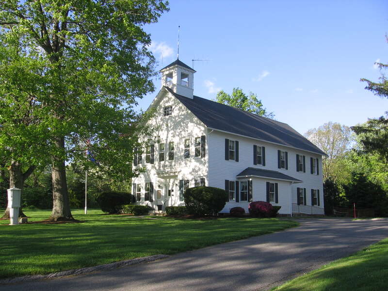 The town hall of Bridgewater, Connecticut, USA.