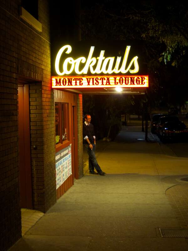 Cocktails at the Monte Vista Lounge, Flagstaff Arizona