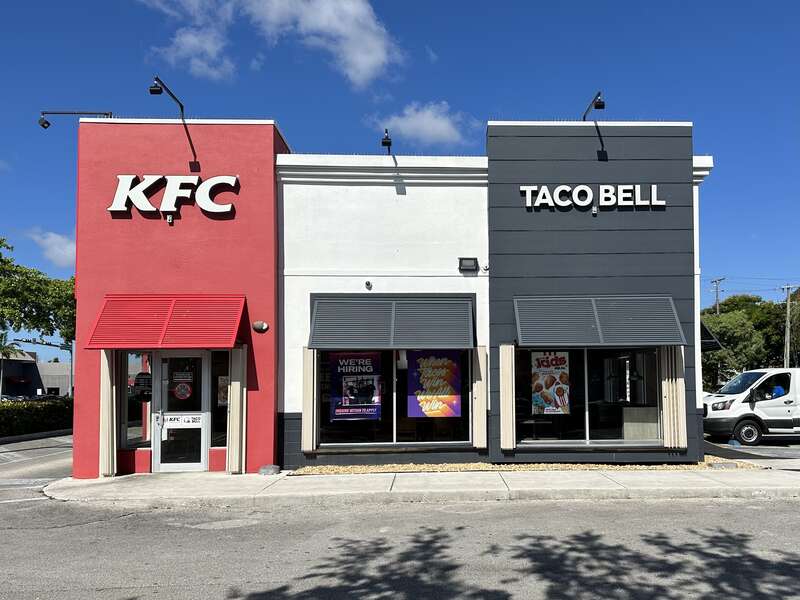 Dual Branded KFC Taco Bell Miami