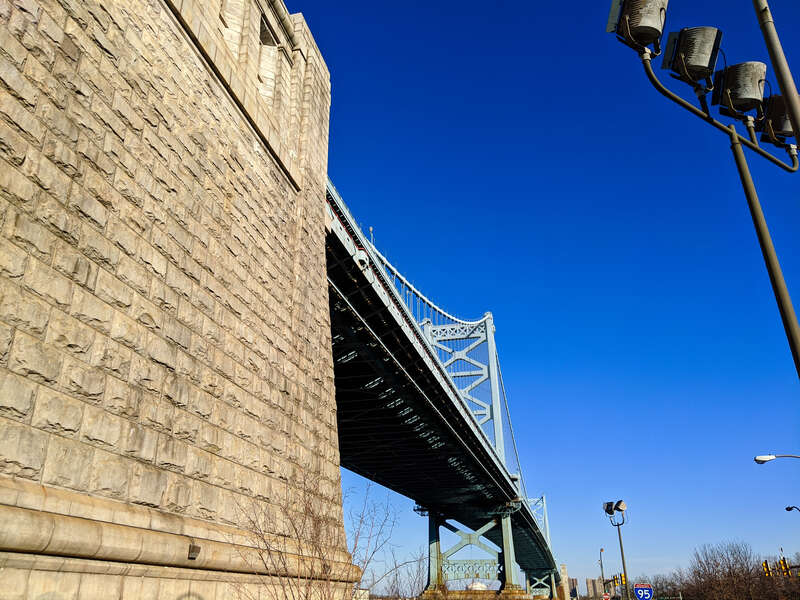 Benjamin Franklin Bridge. 
Philadelphia, PA  

February-2020