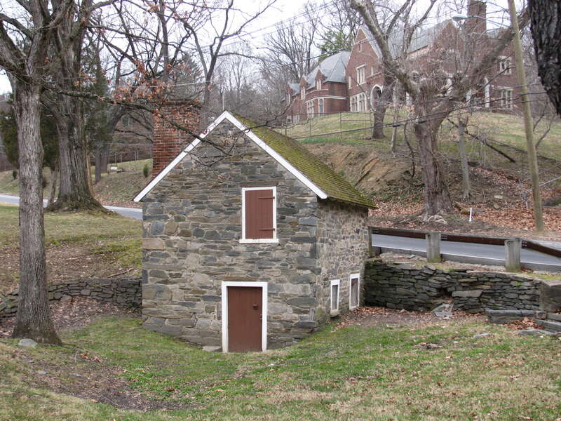 The Pierce Springhouse and Barn (now known as the Rock Creek Gallery) located at 2401 Tilden Street, NW in the Forest Hills neighborhood of Washington, D.C. The vernacular building was constructed by Isaac Pierce in 1820 and is now owned by the