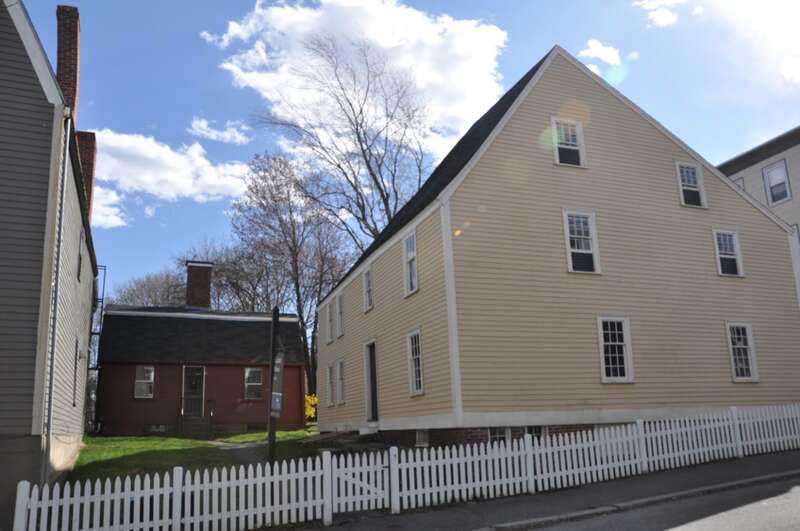 The Gedney and Cox Houses in Salem, Massachusetts.