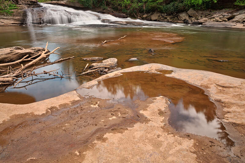 Long exposure waterfall from Swallow Falls State Park in Maryland, USA. HDR composite from multiple exposures.

This photo is released under a standard Creative Commons License - Attribution 3.0 Unported. It gives you a lot of freedom to use my work