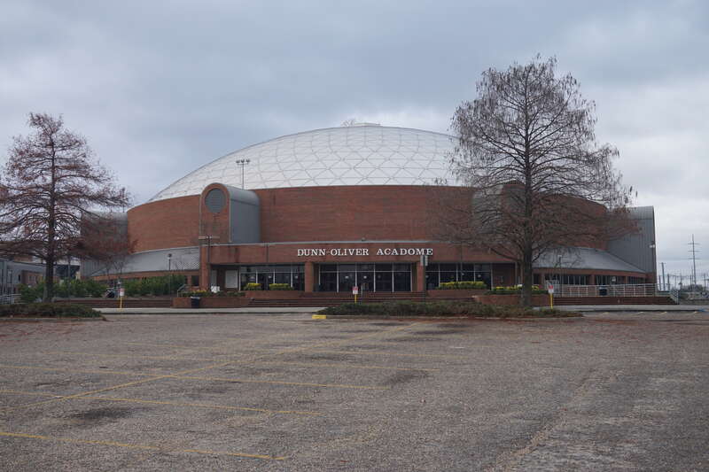 The Dunn–Oliver Acadome on the campus of Alabama State University in Montgomery, Alabama (United States).