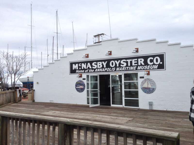 An image of the Annapolis Maritime Museum. The museum was origianlly founded in 1986 as the Eastport Historical Society. It was renamed the Annapolis Maritime Museum in 2000. It is located inside the McNasby Oyster Packing Co. building.