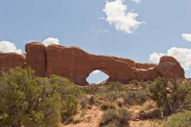 Arch in Arches National Park.