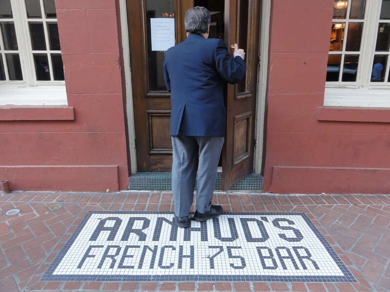 Arnaud's French 75 Bar entrance, New Orleans
