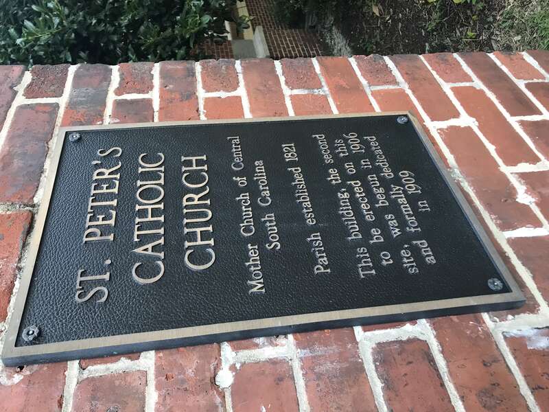 The Basilica of St. Peter, also known as St. Peter's Roman Catholic Church, is located at 1529 Assembly St. in Columbia, South Carolina.This is the second building of the oldest Catholic parish in Columbia and the Midlands of South Carolina. On June