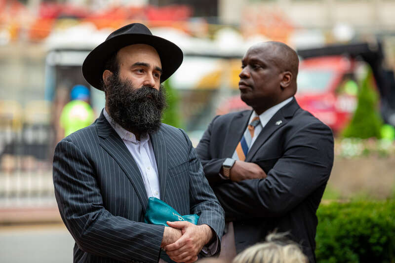 Governor Baker, Boston Mayor Janey highlight new interactive New England Holocaust Memorial experiences with local faith leaders, survivors
&quot;Governor Charlie Baker and acting Boston Mayor Kim Janey join local faith leaders and survivors to highlight