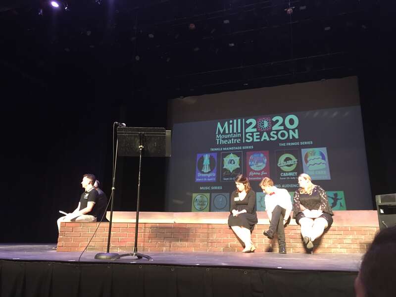 The MMT Staff onstage at the 2020 Season Announcement
