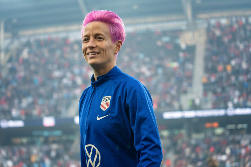 The US Women's National Team Victory Tour 2019 at Allianz Field in St Paul, Minnesota on 9/3/19; the US beat Portugal 3-0.