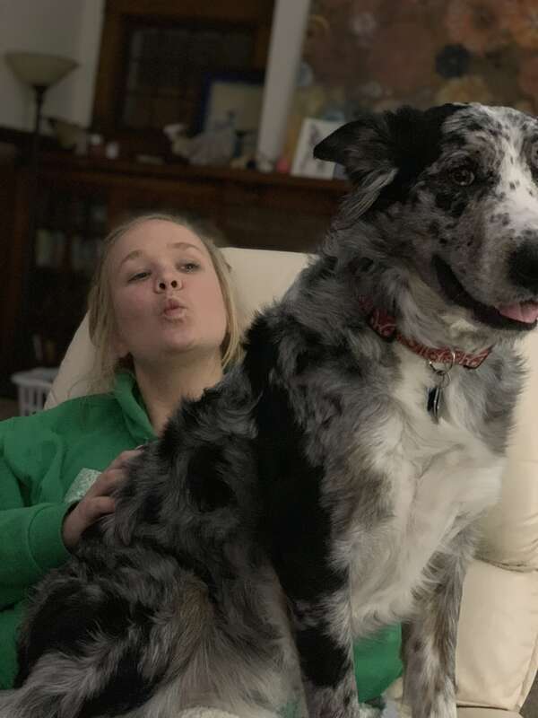 My best friend and her puppy