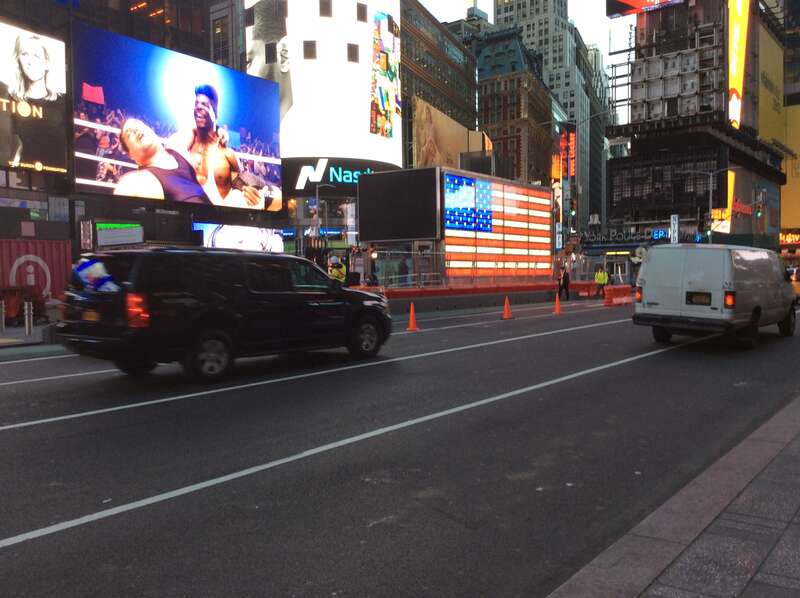 Times Square in Manhattan, April 2017