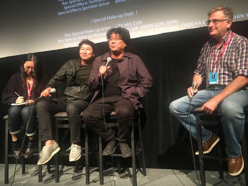 Bong Joon-ho at post-screening of Parasite Q&amp;amp;A at 2019 Telluride Film Festival 2019