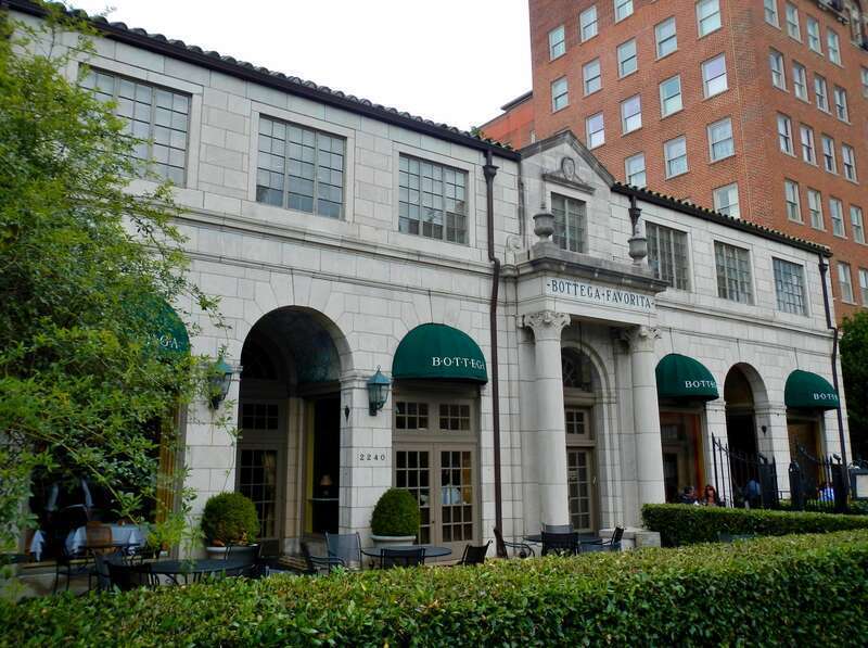 This is a photo of the Bottega Favorita which is listed on the NRHP in Birmingham, AL.