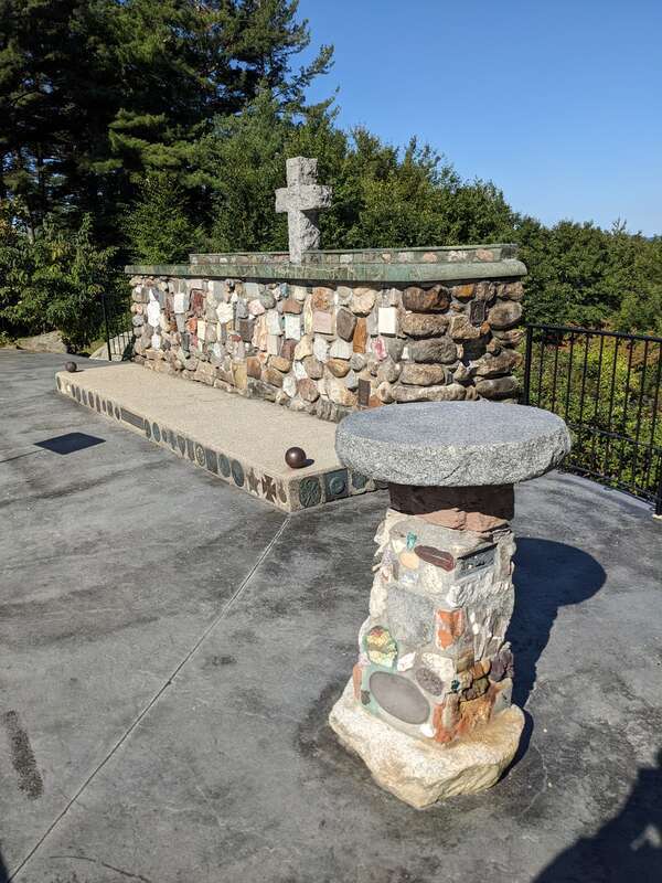 Cathedral of the Pines at 10 Hale Hill Road in Rindge, New Hampshire.