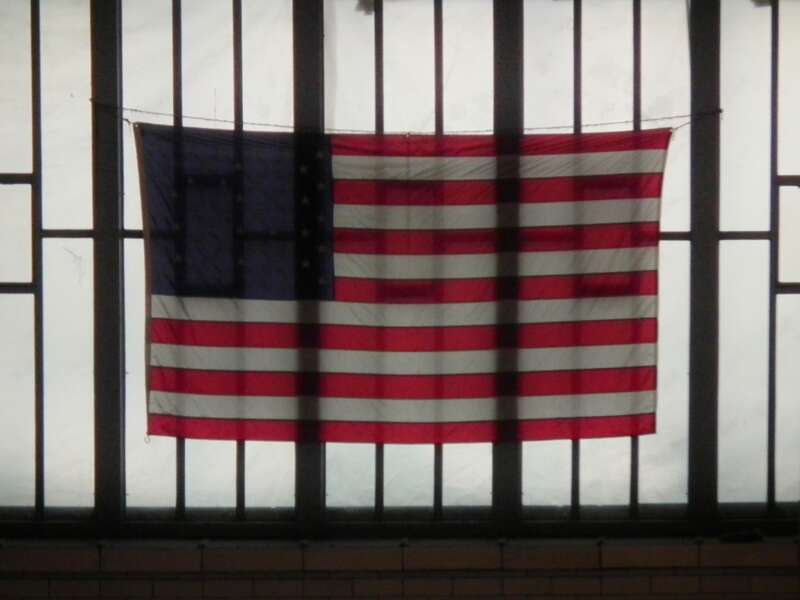 Cleveland West Side Market U.S. Flag