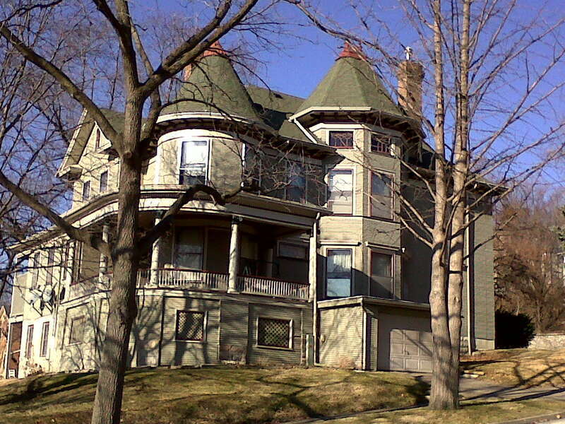 The Dr. Heinrich Matthey House is located at 505 W. 6th St.. in Davenport, Iowa.  It is a part of the Hamburg Historic District on the National Register of Historic Places.