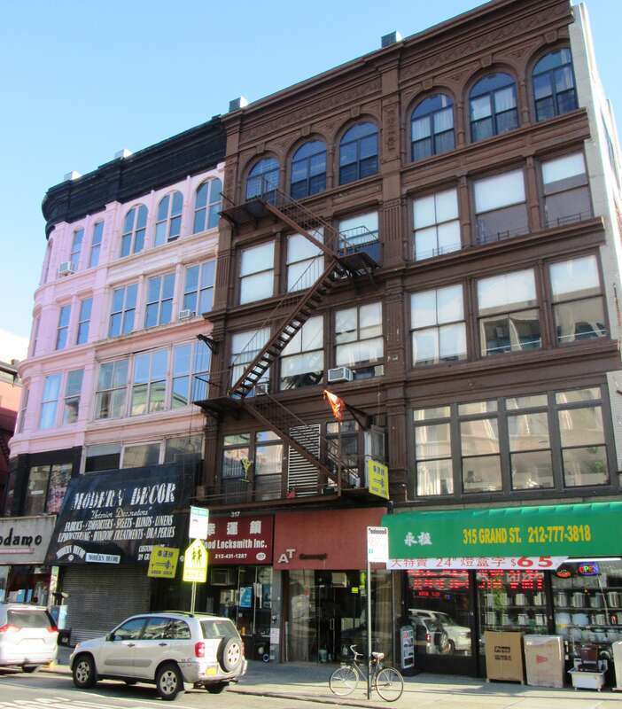 The Edward Ridley &amp;amp; Sons Department Store at 315-317 Grand Street (right, 66-68 Allen Street) and 319-321 Grand Street (left, 65 Orchard Street) was the largest department store in the Lower East Side in the last 1900s.  It was founded c.1848 and