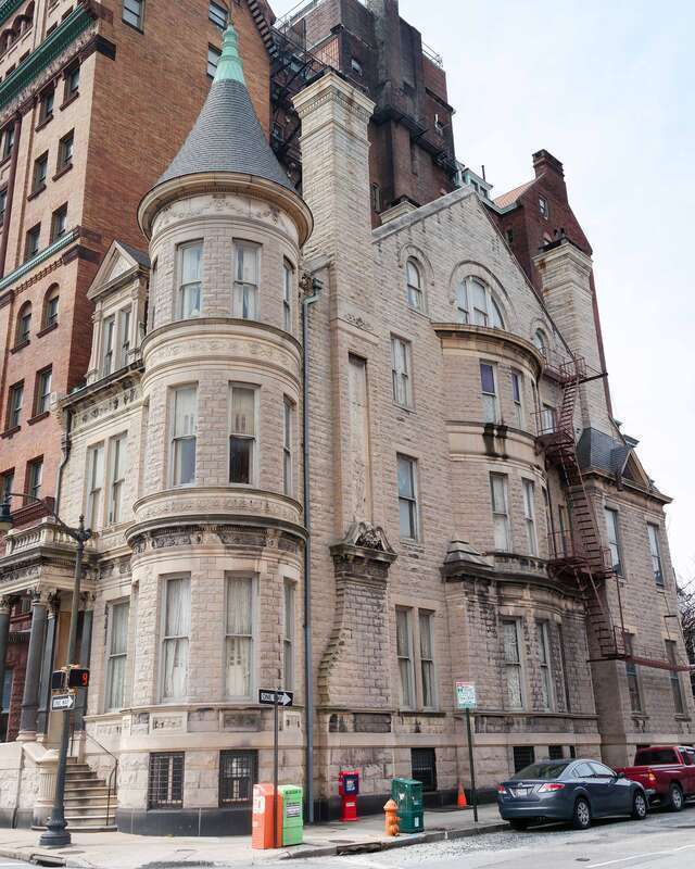The Graham-Hughes House in Baltimore's Mount Vernon Place Historic District.