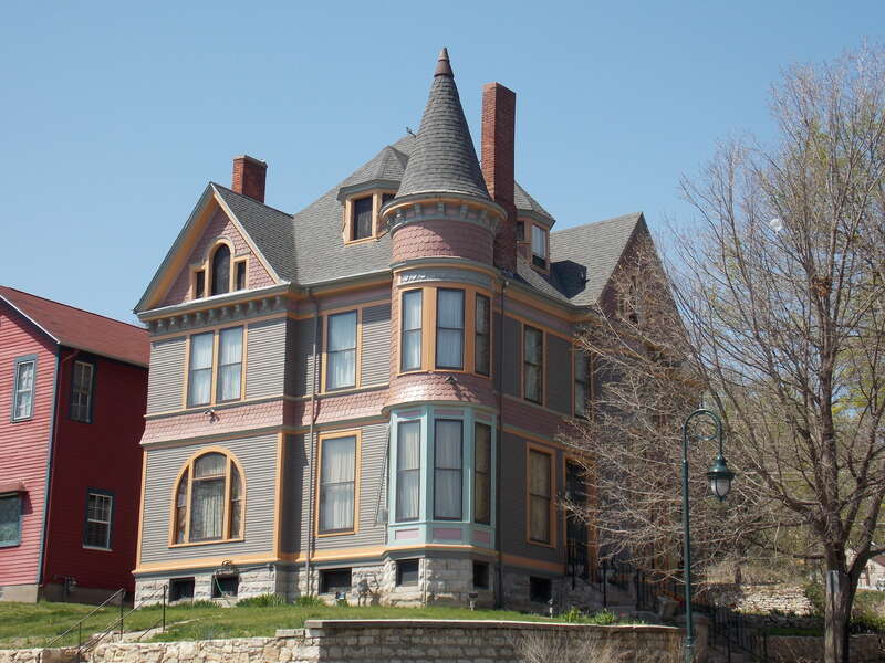 The Henning J. Witt House in Davenport, Iowa is a contributing property in the Hamburg Historic District.