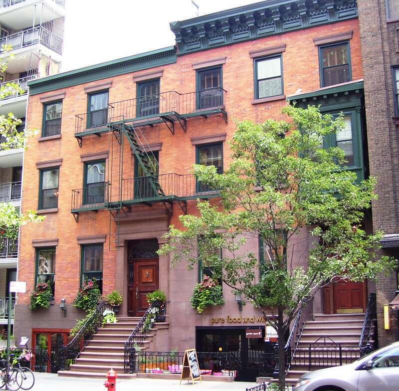 54-56 Irving Place at 17th Street in Manhattan, New York City, two Greek Revival townhouses built in 1840-1841, have been converted into the Inn at Irving Place (renovation by Larry Wente of Gertier &amp;amp; Wente in 1991-1995).