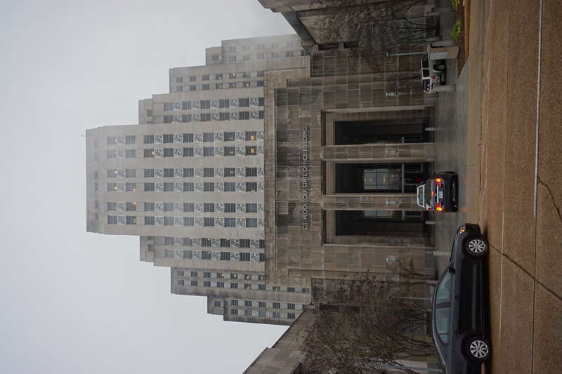 The Woolfolk State Office Building in Jackson, Mississippi (United States).