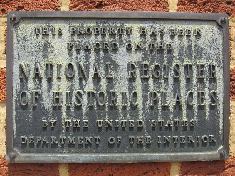 The National Register of Historic Places plaque at Literary Hall. Literary Hall (1870) is a 19th century brick edifice located at the corner of Main (U.S. Route 50) and High (West Virginia Route 28) Streets in Romney in the U.S. state of West