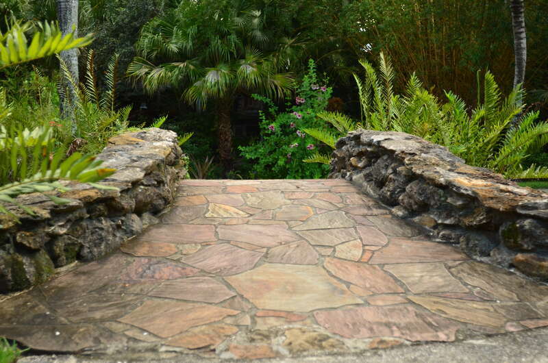 Historic Bridge at McKee Botanical Gardens