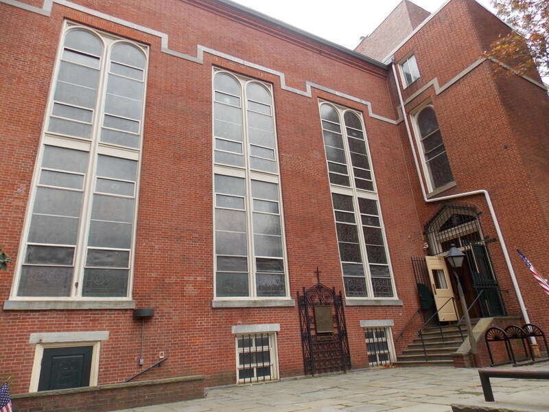 Old St. Joseph's Church in the Society Hill neighborhood of  Philadelphia, Pennsylvania.