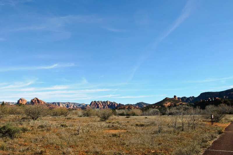 This area, formerly a private ranch and a church retreat area, has been an Arizona state park since 1990. It is along the shores of Oak Creek in western Sedona, and affords great views of the rock formations that surround the town.