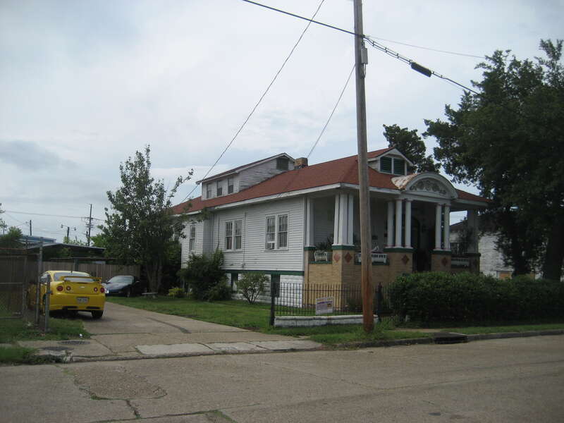 Residential architecture, Westwego, Louisiana. Vic Pitre House, Salaville neighborhood.