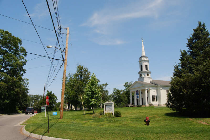 Historic church, Sherborn, Massachusetts