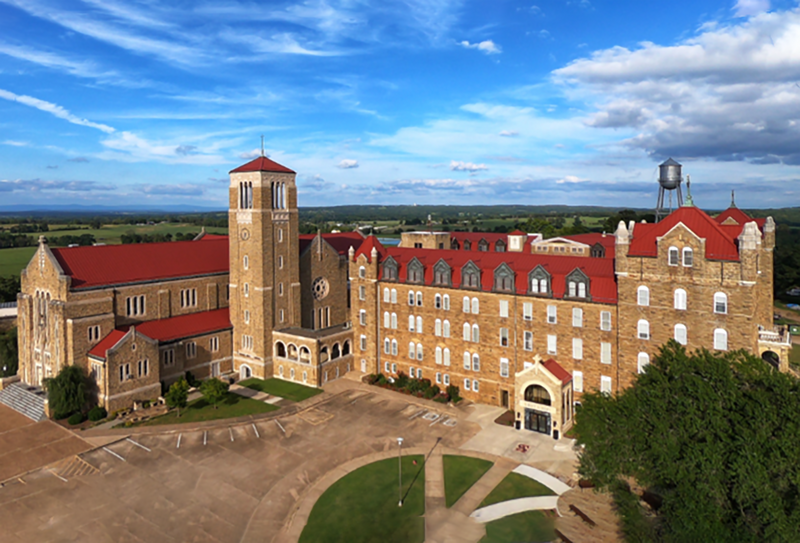 Aerial View of Subiaco Abbey looking NE