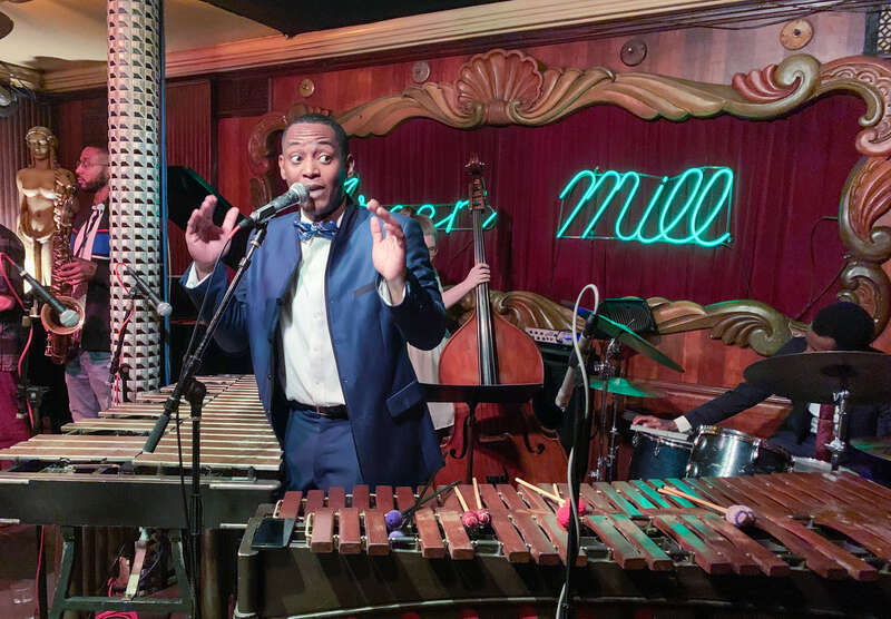 Vibraphonist Thaddeus Tukes at the Green Mill Cocktail Lounge, Chicago