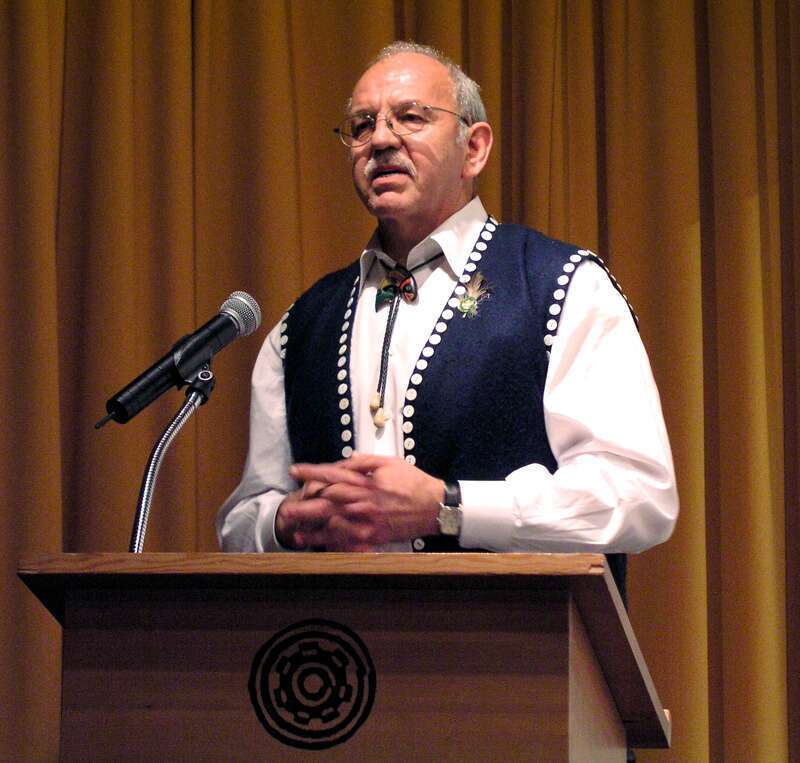 W. Ron Allen of the Jamestown S’Kallam Tribe

 Ecotrust Indigenous Leadership Award ceremony at the Portland Art Museum