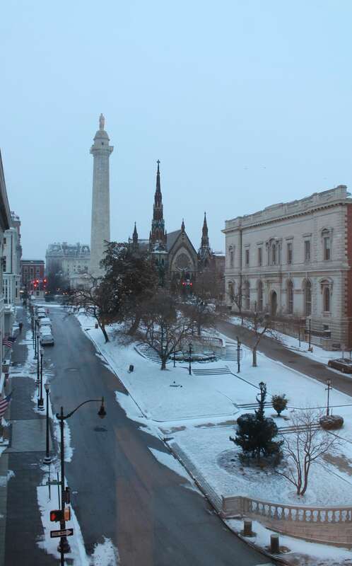 View from Westminster House Senior Apartments 18th Floor Rooftop room at North Charles and West Centre Street in Baltimore, Maryland on Thursday morning, 4 January 2018 by Elvert Barnes Photography
Thursday, 4 January 2018 SNOW STORM Project

Elvert