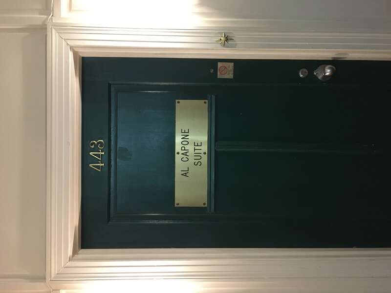 Room 443: the Al Capone Suite at the Arlington Hotel