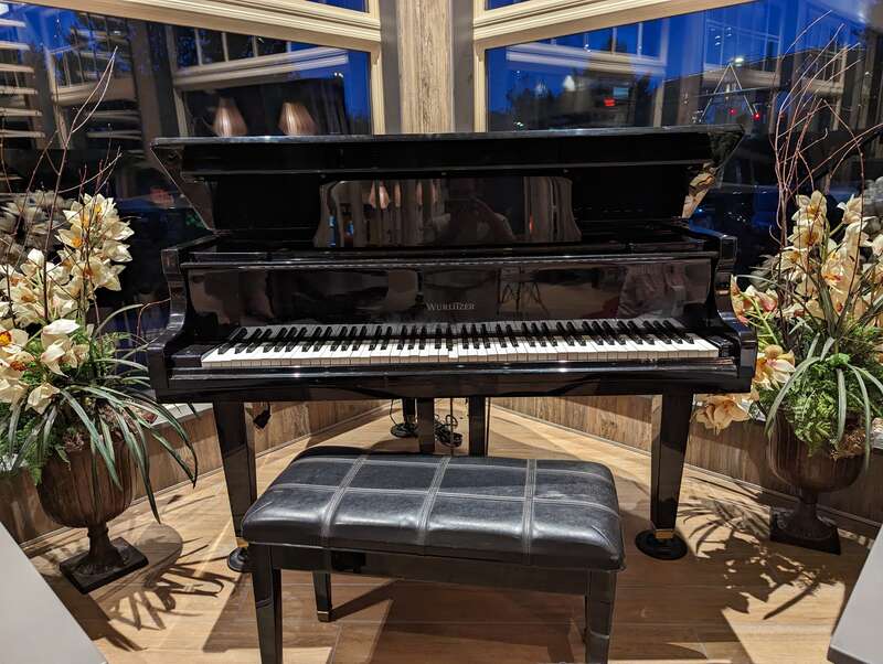 Biltmore McDonald's. Not many McDonald's have pianos.