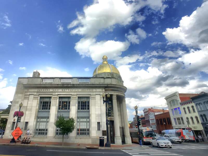 Skies start clearing rapidly after the last of Hurricane Isaias moves through the area at midday.  4 August 2020