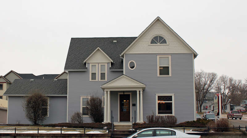 The Horner-Hyde House, located at 100 West Capitol Avenue in Pierre, South Dakota. The house is listed on the National Register of Historic Places.