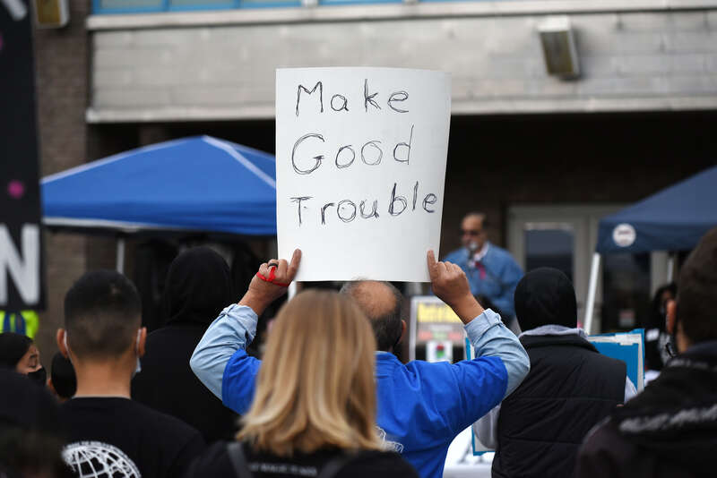 March on Alaska event in Anchorage, Alaska. Presented by the Alaska Black Caucus. September 7, 2020.

This photo is available for free public use. Please provide credit in the following format: &quot;Photo courtesy Paxson Woelber, The Alaska Landmine&quot;